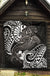 Tahiti Premium Quilt - White Shark Polynesian Tattoo - Polynesian Pride
