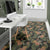 Tropical Hibiscus Monstera Leaf Rug - Polynesian Pride