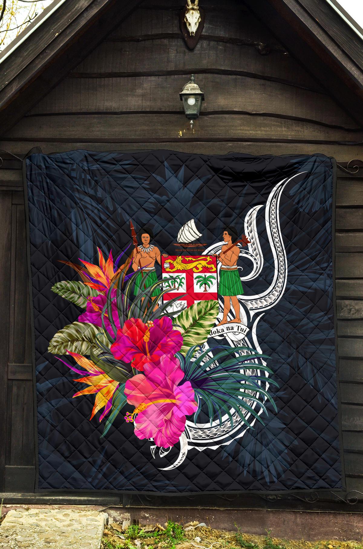 Fiji Polynesian Premium Quilt - Tropical Flower - Polynesian Pride
