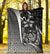 Pohnpei Micronesia Premium Blanket White - Turtle With Hook - Polynesian Pride