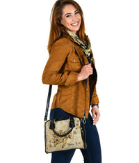Personalized - Hawaii Turtle Polynesian Shoulder Handbag - Beige - Polynesian Pride
