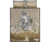 Maori Manaia The Golden Sea Quilt Bed Set - Polynesian Pride