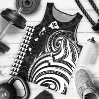 Kanaka Maoli Map Polynesian Tank Top White - Polynesian Pride