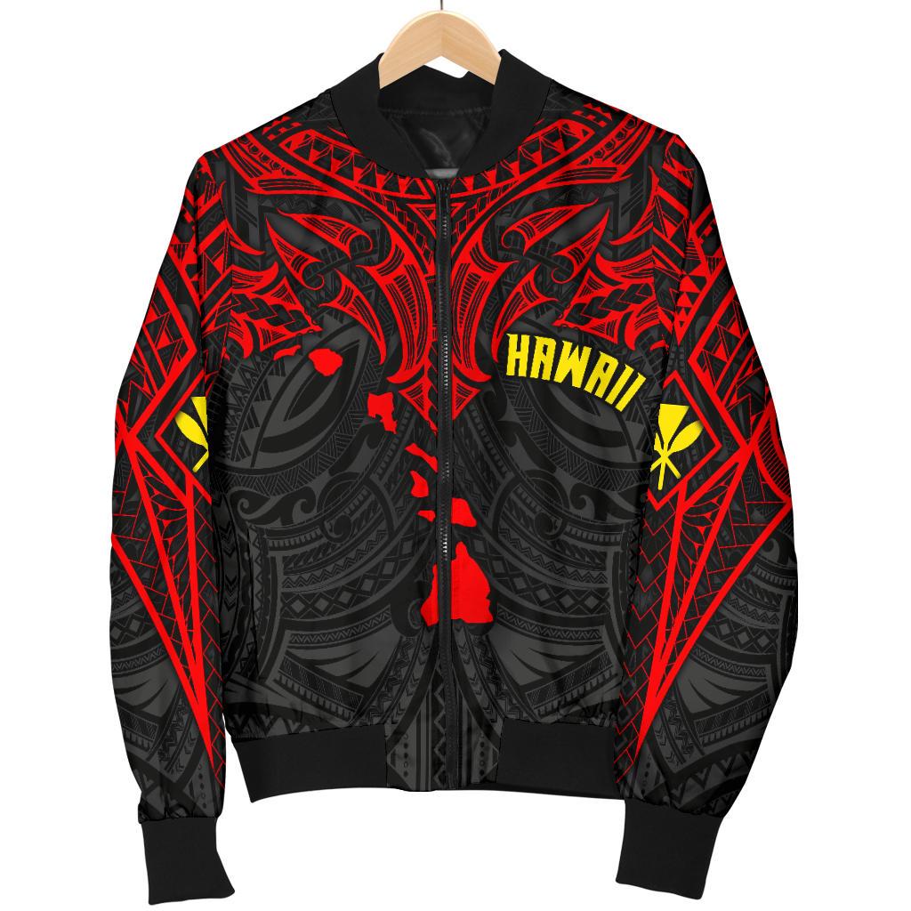 Polynesian Hawaii Men's Bomber Jacket - Polynesian Whale Tail - Polynesian Pride