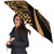 Seal Of Hawaii Umbrella Gold - Circle Style - Polynesian Pride