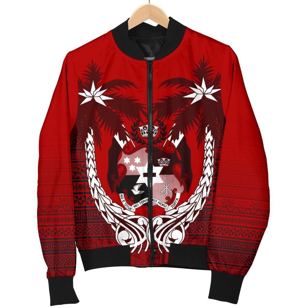 Tonga Polynesian Coconut Men's Bomber Jacket - Polynesian Pride