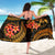 Tonga Sarong - Gold Plumeria - Polynesian Pride