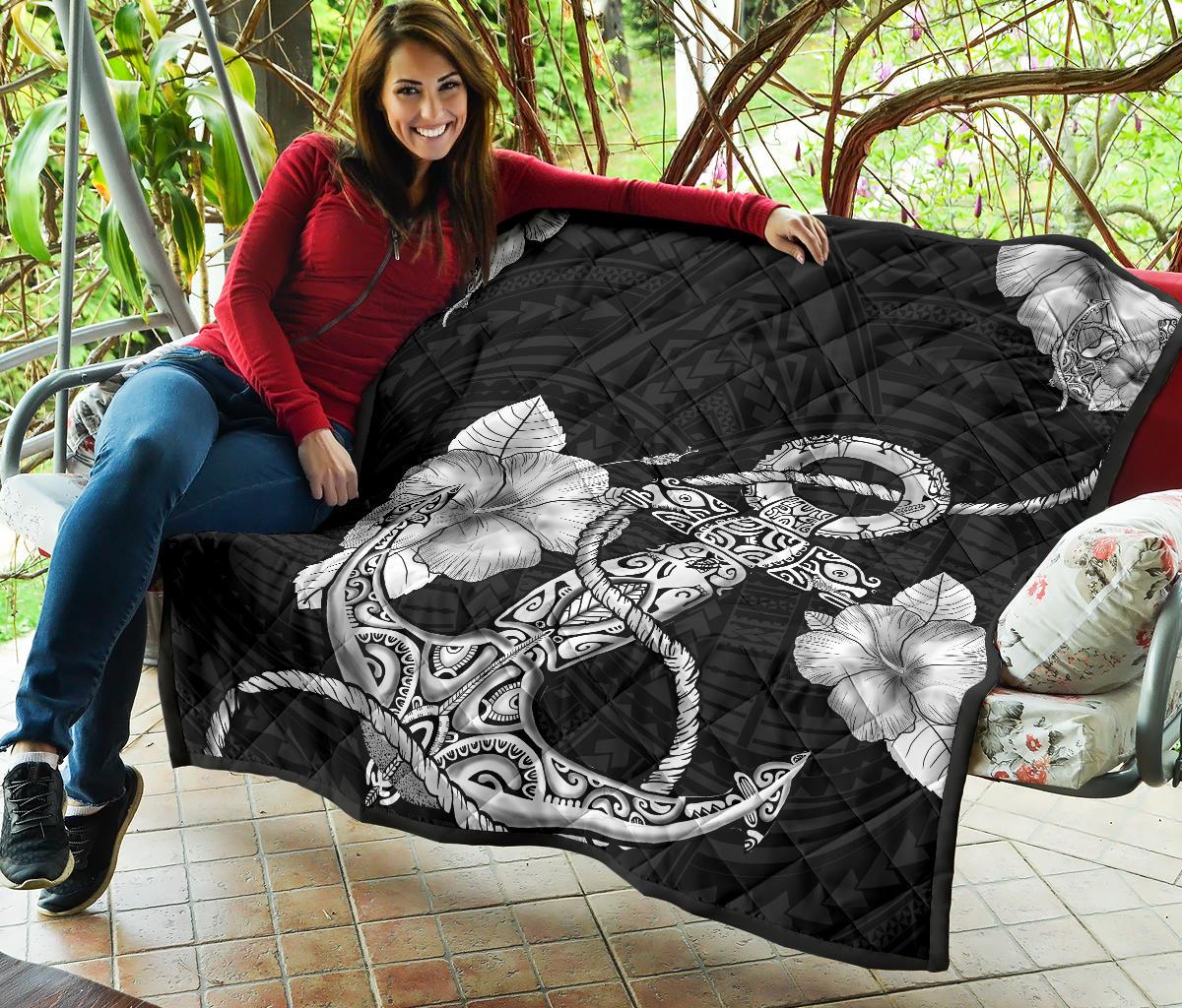 Polynesian Anchor Premium Quilt - Polynesian Pride