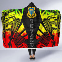 Tuvalu Hooded Blanket - Polynesian Tattoo Reggae - Polynesian Pride