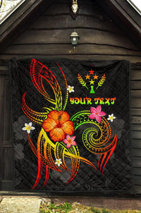 Kosrae Polynesian Personalised Premium Quilt - Legend of Kosrae (Reggae) - Polynesian Pride