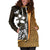 Polynesian Hawaii Hoodie Dress Gold - Turtle with Hook - Polynesian Pride