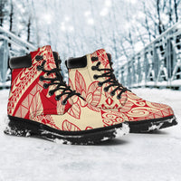 Polynesian 18 Season Boots - Polynesian Pattern - Polynesian Pride