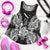 New Caledonia Polynesian Women Tank Top Map Black Women Black - Polynesian Pride