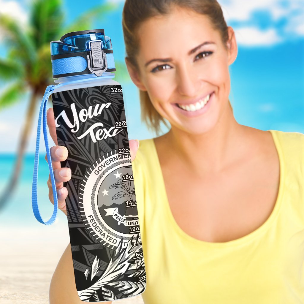Federated States of Micronesia Custom Personalised Hydro Tracking Bottle - Wings Style - Polynesian Pride