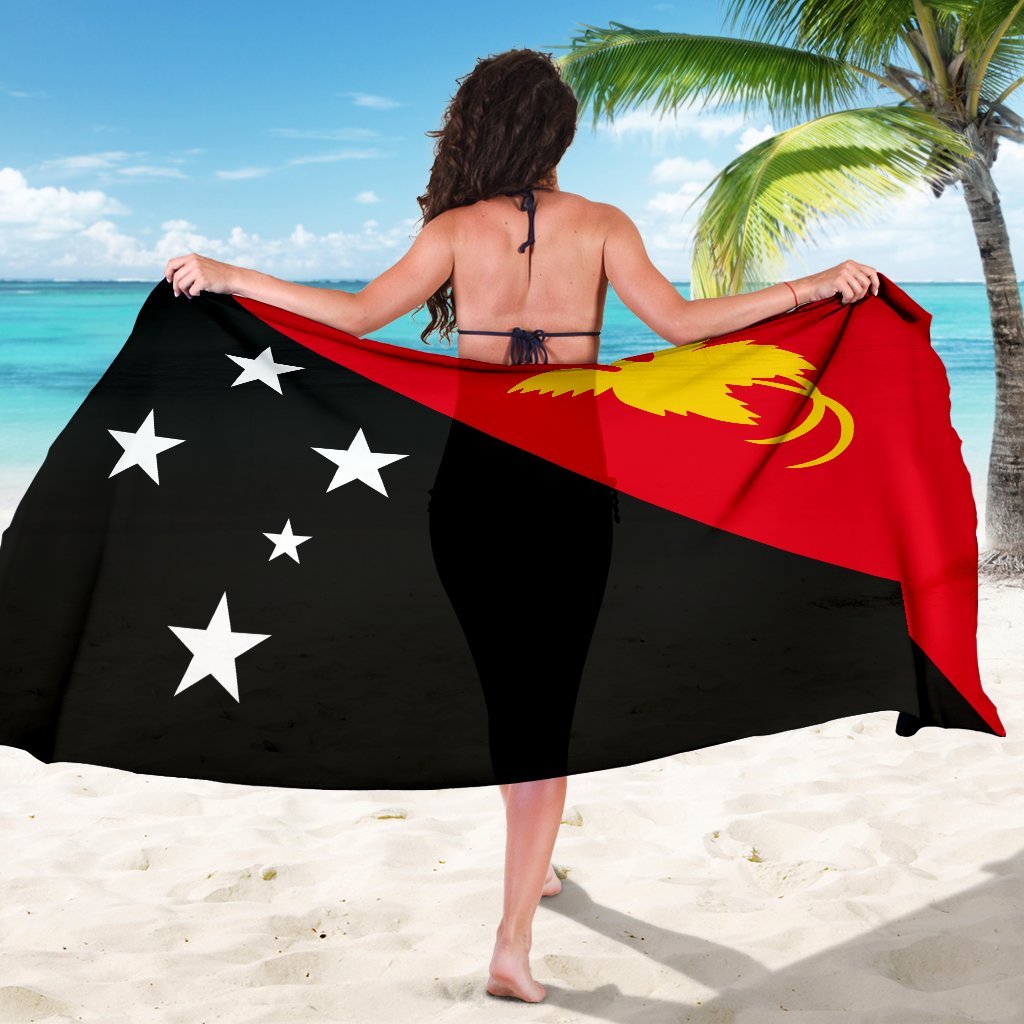 Papua New Guinea Sarong - Papua New Guinea Flag - Polynesian Pride