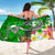 Tonga Sarong - Turtle Plumeria (Green) - Polynesian Pride