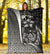 Samoa Polynesian Premium Blanket White - Turtle With Hook - Polynesian Pride