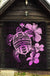 Hawaiian Kanaka Hibiscus Plumeria Mix Polynesian Turtle Premium Quilt Pink AH - Polynesian Pride