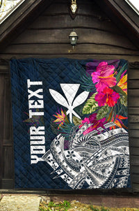 Polynesian Hawaii Custom Personalised Premium Quilt - Summer Vibes - Polynesian Pride