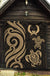 Pohnpei Premium Quilt - Gold Tentacle Turtle - Polynesian Pride