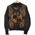Tonga Polynesian Men's Bomber Jacket Map Gold - Polynesian Pride