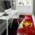 Hawaii Polynesian Custom Personalised Area Rug - Coat Of Arm With Hibiscus - Polynesian Pride