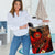 Tahiti Polynesian Laundry Basket - Plumeria Flowers And Waves - Polynesian Pride