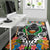 Pohnpei State Area Rug - Coat OfArmsWith Tropical Flowers - Polynesian Pride