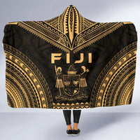 Fiji Polynesian Chief Hooded Blanket - Gold Version - Polynesian Pride