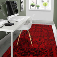 Polynesian Red Area Rug - Polynesian Pride