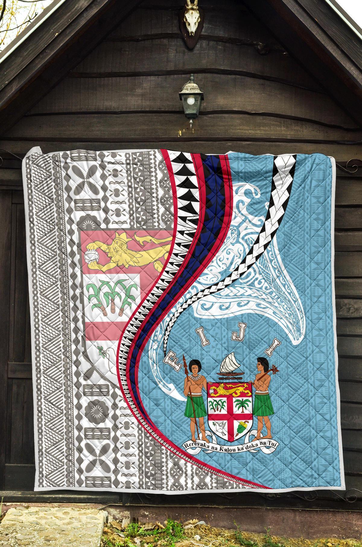 Fiji Premium Quilt Kanaloa Tatau Gen FJ - Polynesian Pride