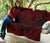 Niue Premium Quilt - Niue Seal Polynesian Chief Red Version - Polynesian Pride