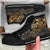 Tonga Polynesian High Top Shoes - Gold Turtle Flowing - Polynesian Pride