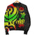 American Samoa Men's Bomber Jacket - Reggae Tentacle Turtle - Polynesian Pride