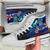 Vanuatu High Top Shoes Blue - Vintage Tribal Mountain - Polynesian Pride