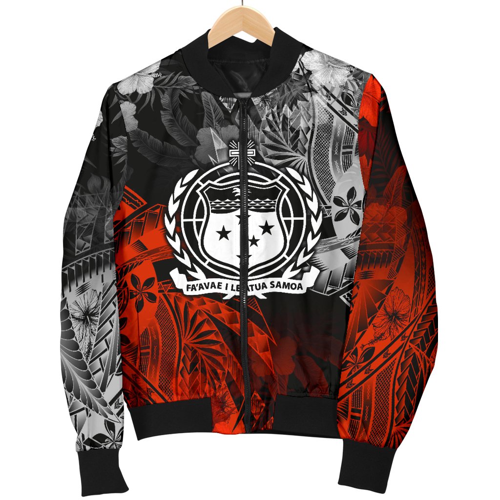 Samoa Polynesian Men's Bomber Jacket - Vintage Polynesian Style - Polynesian Pride