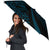 Seal Of Hawaii Umbrella Blue - Circle Style - Polynesian Pride