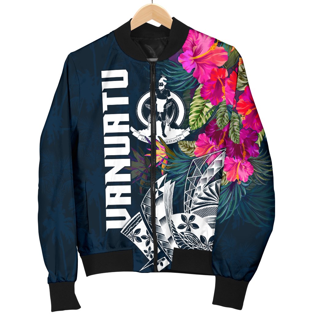 Vanuatu Polynesian Men's Bomber Jacket - Summer Vibes - Polynesian Pride