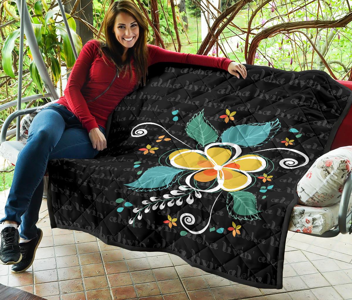 Aloha Hibiscus Premium Quilt - Polynesian Pride