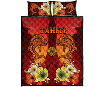 Tahiti Quilt Bed Sets - Tribal Tuna Fish - Polynesian Pride
