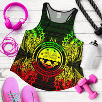 Federated States Of Micronesian Polynesian Women Tank Top Map Reggae - Polynesian Pride