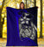 Pohnpei Micronesia Premium Blanket Blue - Turtle With Hook - Polynesian Pride