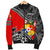Tonga Men'S Bomber Jacket Polynesian Style Fall In The Wave - Polynesian Pride