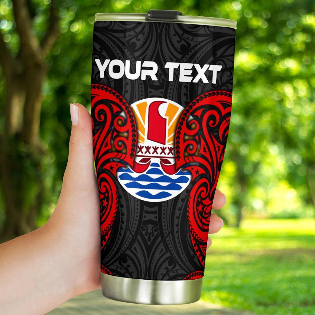 Tahiti Polynesian Custom Personalised Tumbler - Tahiti Spirit Red - Polynesian Pride