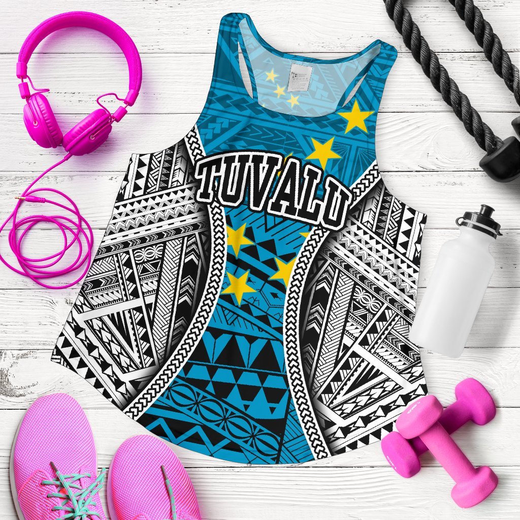 Tuvalu Special Women's Racerback Tank Top A0 - Polynesian Pride