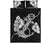 Anchor Poly Tribal Quilt Bed Set White - Polynesian Pride