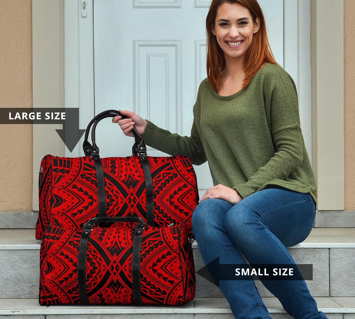 Polynesian Tradition Red Hawaii Travel Bag - Polynesian Pride