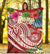 Polynesian Hawaii Premium Blanket - Summer Plumeria (Red) - Polynesian Pride