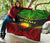 Northern Mariana Islands Premium Quilt - CNMI Seal Polynesian Chief Reggae Version - Polynesian Pride