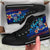 Vanuatu High Top Shoes Blue - Vintage Tribal Mountain - Polynesian Pride